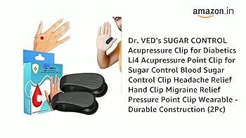 Sugar Control LI4 Acupressure Point Clip