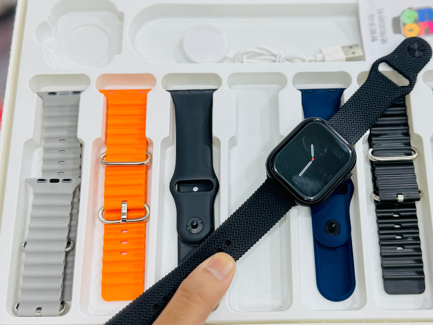 Super Amoled  7 straps watch