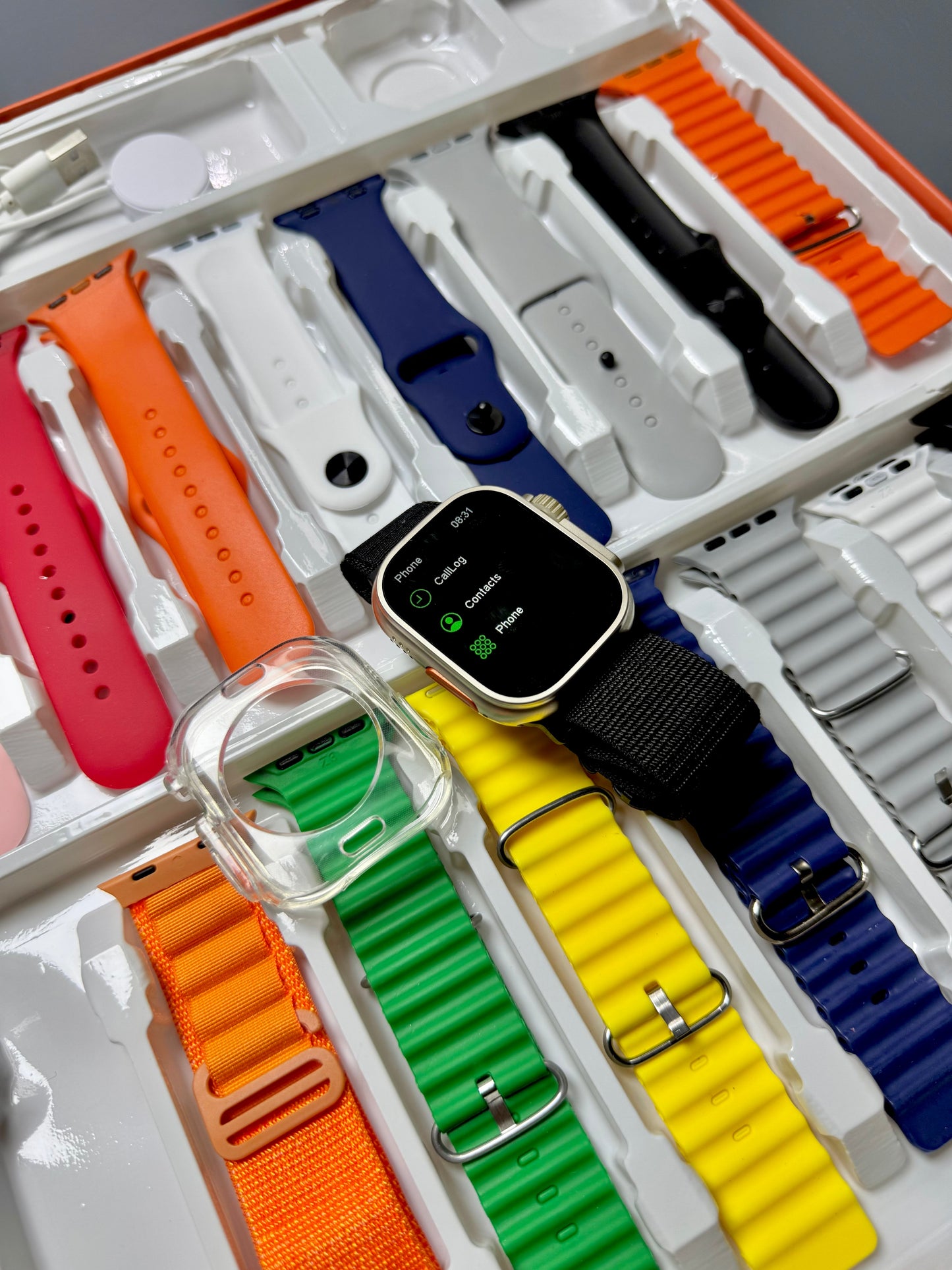 smart watch with 16 straps